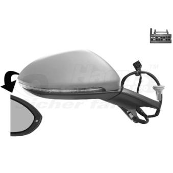 Rétroviseur extérieur VAN WEZEL OEM 5G0949102