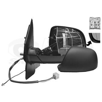 Rétroviseur extérieur VAN WEZEL OEM 7E1857507DK9B9