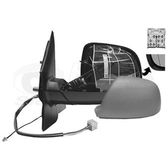 Rétroviseur extérieur VAN WEZEL OEM 7E1857507CF9B9