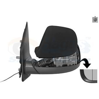 Rétroviseur extérieur VAN WEZEL OEM 7E1857527F9B9