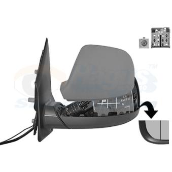 Rétroviseur extérieur VAN WEZEL OEM 7E1949145