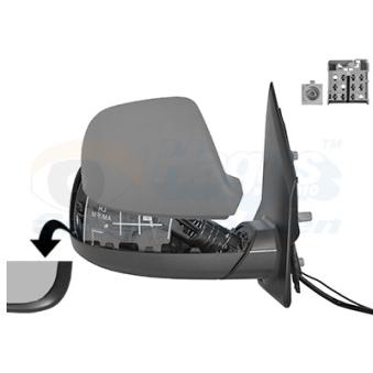 Rétroviseur extérieur VAN WEZEL OEM 7E0035532A