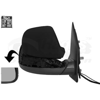 Rétroviseur extérieur VAN WEZEL OEM 7E1857528F9B9