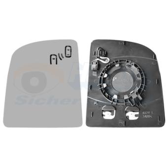 Verre de rétroviseur, rétroviseur extérieur VAN WEZEL OEM 7C0857521G Verre de rétroviseur, rétroviseur extérieur VAN WEZEL OEM 7C0857521G