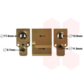 Détendeur, climatisation VAN WEZEL OEM JQD100230