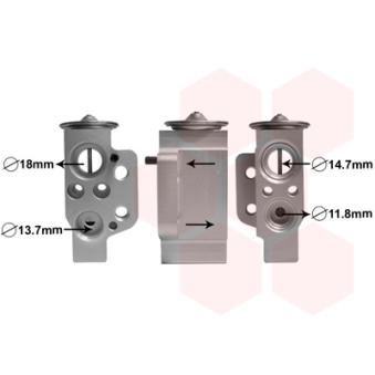Détendeur, climatisation VAN WEZEL 58001243