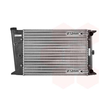 Radiateur, refroidissement du moteur VAN WEZEL [58002002]