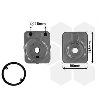 Radiateur d'huile VAN WEZEL OEM 038117021A