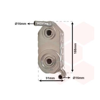 Radiateur d'huile de boîte automatique VAN WEZEL OEM 096409061C