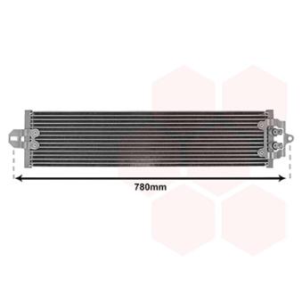 Radiateur d'huile de boîte automatique VAN WEZEL [58003218]