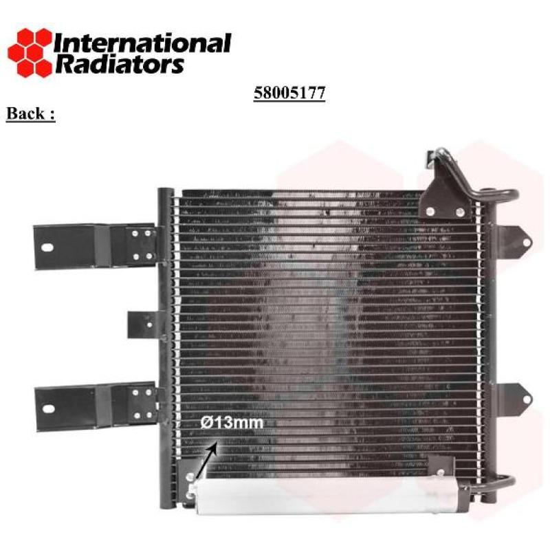 Condenseur, climatisation VAN WEZEL 58005177 - Visuel 1