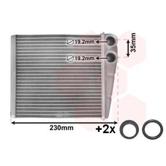 Système de chauffage VAN WEZEL OEM 1K0819031B