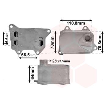 Radiateur d'huile VAN WEZEL OEM 06L117021E