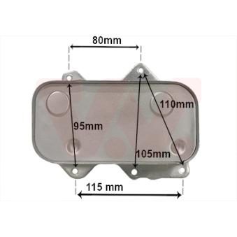 Radiateur d'huile VAN WEZEL 58013717