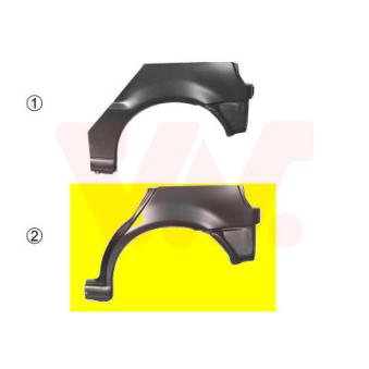 Panneau latéral arrière gauche VAN WEZEL [5824147]