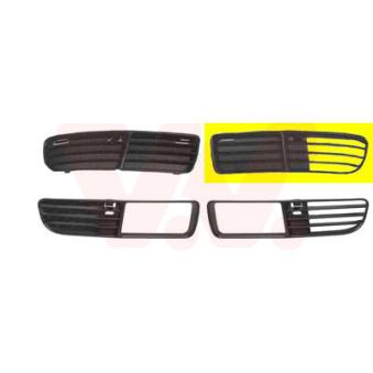 Grille de ventilation, pare-chocs avant gauche VAN WEZEL [5824591]