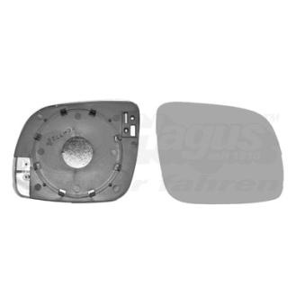 Verre de rétroviseur, rétroviseur extérieur VAN WEZEL OEM 3B1857522C