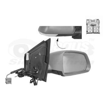 Rétroviseur extérieur VAN WEZEL OEM 1Z0949102C Rétroviseur extérieur VAN WEZEL OEM 1Z0949102C
