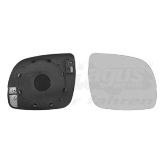 Verre de rétroviseur, rétroviseur extérieur VAN WEZEL OEM 3B1857522C