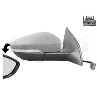 Rétroviseur extérieur VAN WEZEL OEM 3C8857522