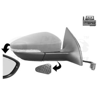 Rétroviseur extérieur VAN WEZEL OEM 3C8857522