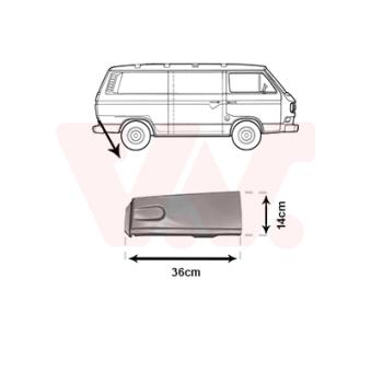 Panneau latéral arrière droit VAN WEZEL [5870134]