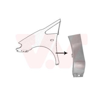 Aile avant gauche VAN WEZEL 5878155