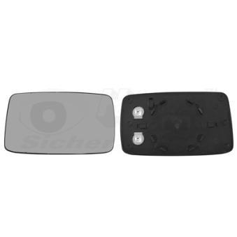 Verre de rétroviseur, rétroviseur extérieur VAN WEZEL [5880837]