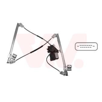 Lève-vitre avant gauche VAN WEZEL OEM 1H0837461C