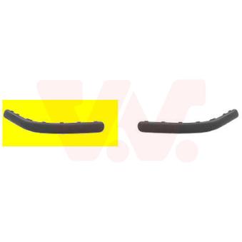Baguette et bande protectrice, pare-chocs arrière gauche VAN WEZEL [5888553]