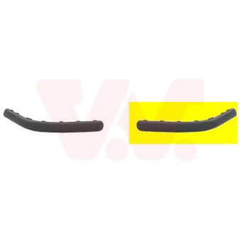 Baguette et bande protectrice, pare-chocs arrière droit VAN WEZEL [5888554]