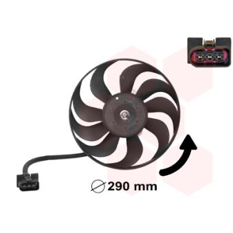 Ventilateur, refroidissement du moteur VAN WEZEL OEM 1C0959455C