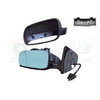 Rétroviseur extérieur VAN WEZEL OEM 1J1857521C Rétroviseur extérieur VAN WEZEL OEM 1J1857521C