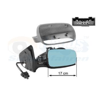 Rétroviseur extérieur VAN WEZEL OEM 1J185750801C Rétroviseur extérieur VAN WEZEL OEM 1J185750801C
