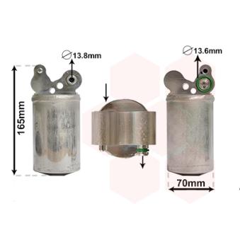 Filtre déshydratant, climatisation VAN WEZEL OEM 31274799