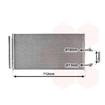 Condenseur, climatisation VAN WEZEL OEM 31657301