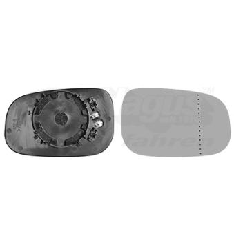 Verre de rétroviseur, rétroviseur extérieur VAN WEZEL [5947838]