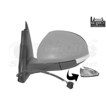 Rétroviseur extérieur VAN WEZEL OEM 5N0857521