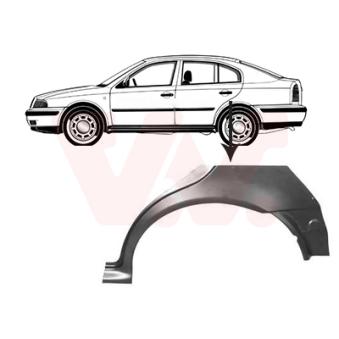 Panneau latéral arrière gauche VAN WEZEL 7620147 Panneau latéral arrière gauche VAN WEZEL 7620147