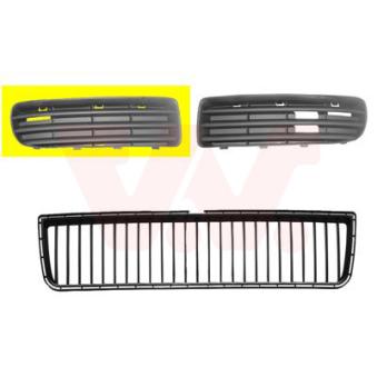 Grille de ventilation, pare-chocs avant droit VAN WEZEL [7621592]