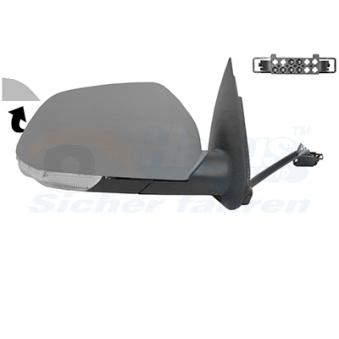 Rétroviseur extérieur VAN WEZEL OEM 6QD857538