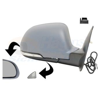 Rétroviseur extérieur VAN WEZEL OEM 4F0857536AE