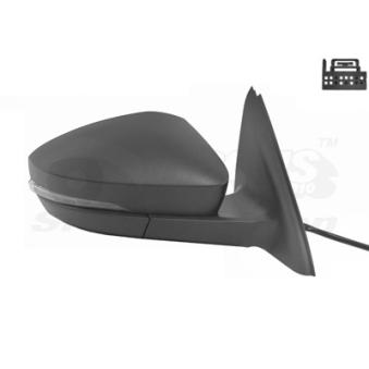 Rétroviseur extérieur VAN WEZEL OEM 5E0949102