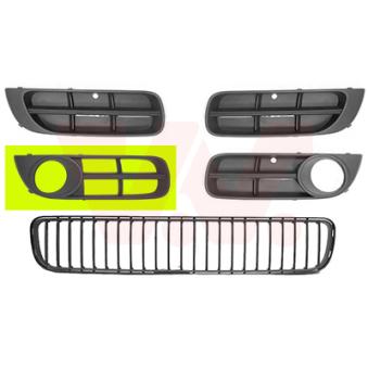 Grille de ventilation, pare-chocs avant droit VAN WEZEL [7627594]