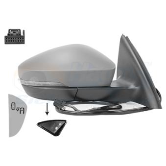 Rétroviseur extérieur VAN WEZEL OEM 5E0857522