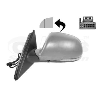 Rétroviseur extérieur VAN WEZEL OEM 4F0857535AF