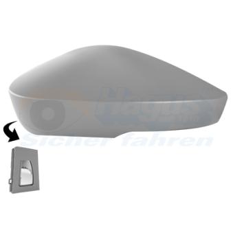 Revêtement, rétroviseur extérieur VAN WEZEL 7647845