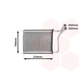 Système de chauffage VAN WEZEL 82006253 Système de chauffage VAN WEZEL 82006253