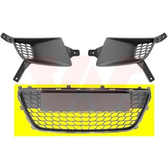 Grille de ventilation, pare-chocs VAN WEZEL [8207590]