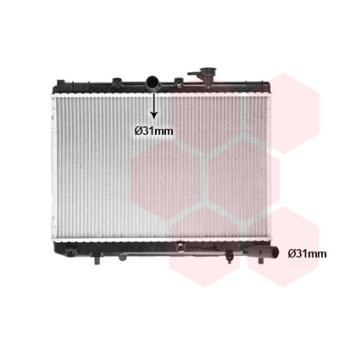 Radiateur, refroidissement du moteur VAN WEZEL OEM OK31A15200 Radiateur, refroidissement du moteur VAN WEZEL OEM OK31A15200